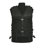MILITARY Mil-Tec MOLLE Vest Black