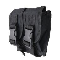 MILITARY GFC MOLLE Double pistol pouch, black