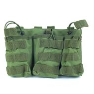 Tactical Equipment Triple Magazine Pouch - Olive