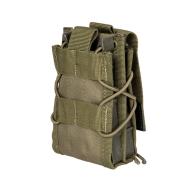 Pouches Double fast-mag pouch, single - Olive