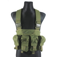 Taktické vesty Chest Rig pro AK zásobníky - oliva