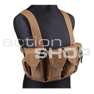 Tactical Equipment GFC MOLLE Chest rig vest M4 - Tan