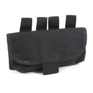 Tactical Equipment MOLLE Belt Pouch for Shotgun Cartridges Black