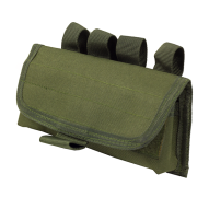 Tactical Equipment MOLLE Belt Pouch for Shotgun Cartridges Oliva