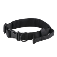 Tactical dog neck collar, black
