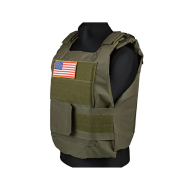 Tactical Equipment Body Armor Vest PBA type - olive