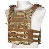 MILITARY Tactical Vest Rush Plate Carrier - Multicam