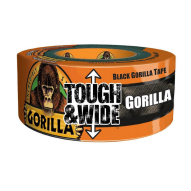 Doplňky Gorilla Tape Tough & Wide 73mm x 27m černá lepící páska