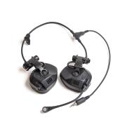 Vysílačky PMR a příslušenství Taktický headset RAC k helmě - Černý