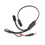 PMR Radio and accessories Tactical MH180-V Atlantic type Headset - Black