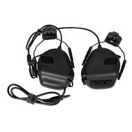 PMR Radio and accessories M32H  Active noise reduction headset  for ARC rails - Black