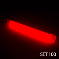 MILITARY PBS chemické světlo 6"/15cm, červená 100ks