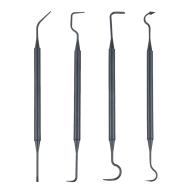 ACCESSORIES 4 Polymer Double Side Cleaning Picks