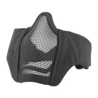 MASKY Drátěná maska Stalker Evo s montáží na helmu - Černá