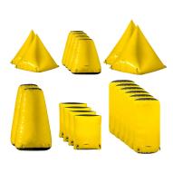 INFLATABLE BUNKERS/ SAFETY NETS Set of Paintball Bunkers, 20pcs
