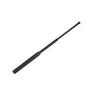 SELF-DEFENSE Telescopic baton 21” / 530 mm hardened steel - black +  free holster