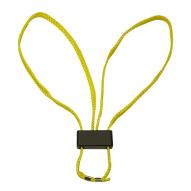 SELF-DEFENSE Disposable textile shackles (5pcs) yellow