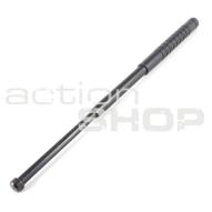 Batons and Accessories Compact telescopic baton 18" / 450mm w/ fixed clip, hardened, black
