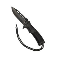 Tactical Accessories Knife Paracord W.Fire Starter, black