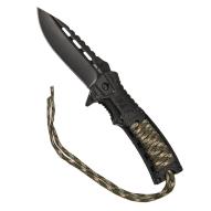 Tactical Accessories Knife Paracord W.Fire Starter, camo