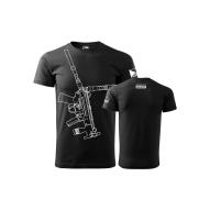 Trička/Košile Tričko MP5 - Černé