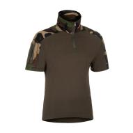 Bundy, blůzy a košile Taktická košile krátký rukáv - Woodland