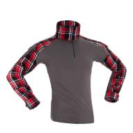 Camo Clothing Flannel Combat Shirt - Red