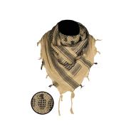 Pokrývky hlavy a krku Šátek na krk, "Shemagh" se vzorem Pineapple, coyote/černá