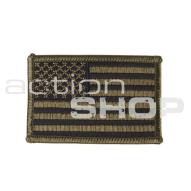 MILITARY US flag left arm patch (olive)