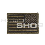 MILITARY US flag right arm patch (olive)