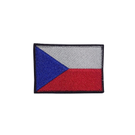 MILITARY Patch - Czech flag  combat color