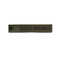 MILITARY Nášivka - Česká republika zelená