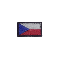 MILITARY Patch - Czech flag  small