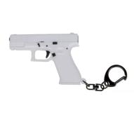 Patches, Flags Keychain #10, Glock - White