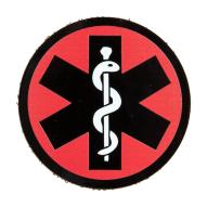 MILITARY Nášivka Medical Cross Gen. 2, IR - červená