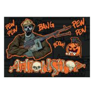 MILITARY Halloween sticker - limited edition