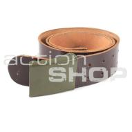 MILITARY AČR leather belt with buckle, waist up to 99cm