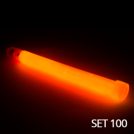 PBS Glow Stick 6"/15cm, orange 100pcs