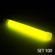 PBS Glow Stick 6"/15cm, yellow 100pcs