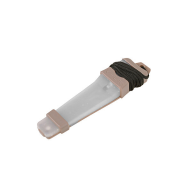 SELF-DEFENSE E-LITE signal flashlight (white LED), TAN
