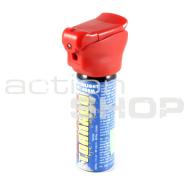 Defensive Sprays "Pepper" spray with flashlight TORNADO 63ml (training use only)