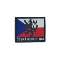 MILITARY Patch Czech flag w/lion