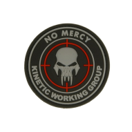 MILITARY Patch NO MERCY black - 3D