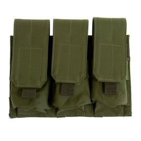 GFC Triple pouch for M4/M16 type magazines - olive
Click to view the picture detail.