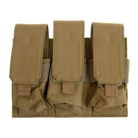 GFC Triple pouch for M4/M16 type magazines - tan
Click to view the picture detail.