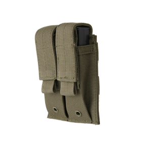 Magazine pouch for 2 pistol mags, molle, olive
Click to view the picture detail.