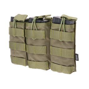 Magazine tripple pouch open AK/M4/G36 - olive
Click to view the picture detail.