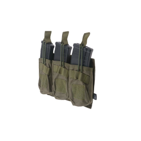 Magazine pouch Open type 3-mags for  AK, olive
Click to view the picture detail.