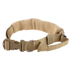 Tactical dog neck collar, tan
Click to view the picture detail.