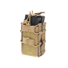 Magazine double pouch open AK/M4/G36, tan
Click to view the picture detail.